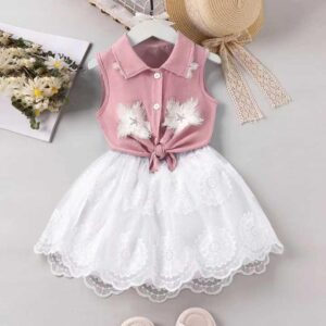 Baby Girl Party Sleeve less Flora Dress